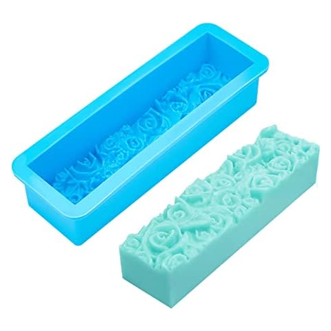 PH PandaHall Rose Loaf Silicone Moulds Cover