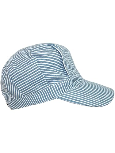 CTM Kids' Cotton Blue Stripe Train Engineer Cap4