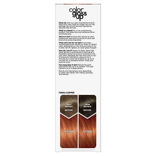 Clairol Colour Gloss Up Conditioner, Terra Copper, 130ml - Image 3
