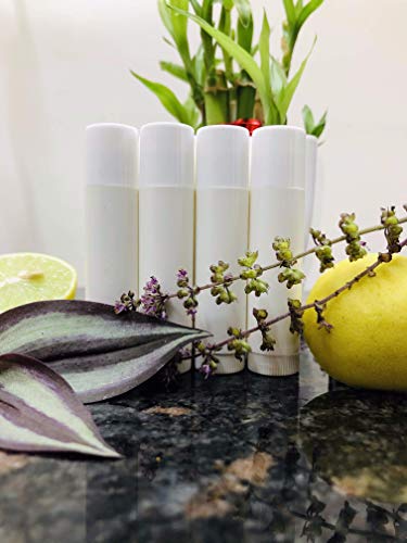 Image of 5 Grams White Empty Chapstick Lip Stick Tube Container for Lip Balm Lipstick Cosmetic & Makeup Use Pack of 20