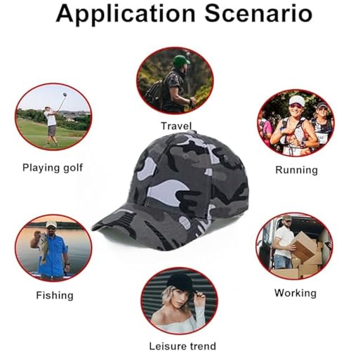 Image of ZH Plain Adjustable Baseball Cap - Lot of 12 Unisex Blank Design Caps