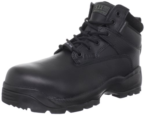 5.11 Tactical ATAC 6-Inch Leather Shield Side Zip Waterproof Combat Military Boots, Style 12019