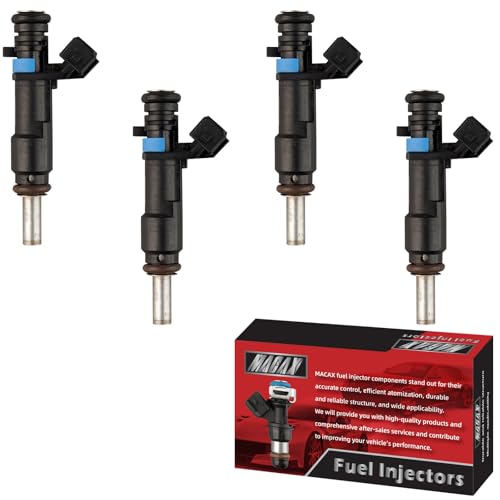 MACAX Set of 4 Fuel Injectors FJ1153 55570284 Replacement Compatible with Chevrolet Cruze 2011-2015 Cruze Limited 2016 Sonic 2012-2015 L4 1.8L - Replaces 217-3433