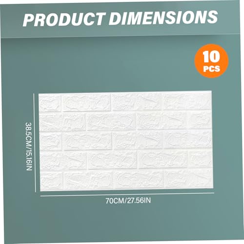Paneles de pared de ladrillo 3D autoadhesivos para ocultar grietas sin hacer obras en casa 7