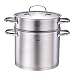 JY&WIN Pentola a Vapore/pentola da 22 cm, pentola a Vapore in Acciaio Inossidabile 304 per Uso Domestico a 2 Strati, Adatta per fornello a Gas/fornello a induzione, per 2-4 Persone