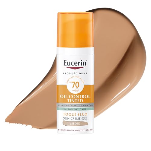 Eucerin Protetor Solar Sun Oil Control Tinted FPS 70 – 50g Médio