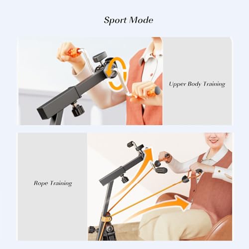 Pedal Exerciser Mini Exercise Bikes con Manija Ajustable miniatura 6