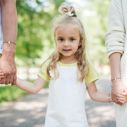 Image of EOBOH First Day of School Bracelet Mommy and Me, Prek Matching Wish Bracelets Set, Adjustable Bracelet for Boys Girls Gifts Stuff Bulk