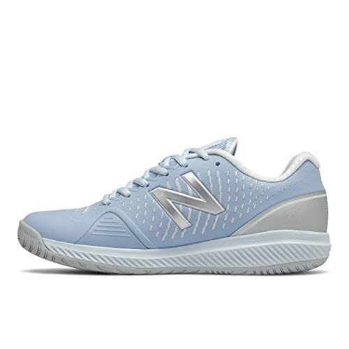 New Balance Women's 796 V2 Hard Court Tennis Shoe, Uv Glo/Silver, 5 New Balance Women's 796 V2 Hard Court Tennis Shoe, Uv Glo/Silver, 5