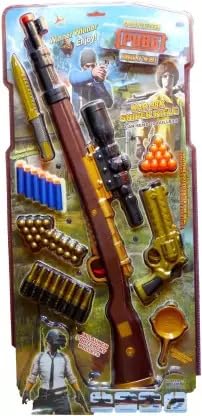 Mayank & Company PUBG Gun KAR Sniper Rifle with Knife & Pistol Guns & Darts (Multicolor) (B0CK4S98J3) Amazon Price History, Amazon Price Tracker