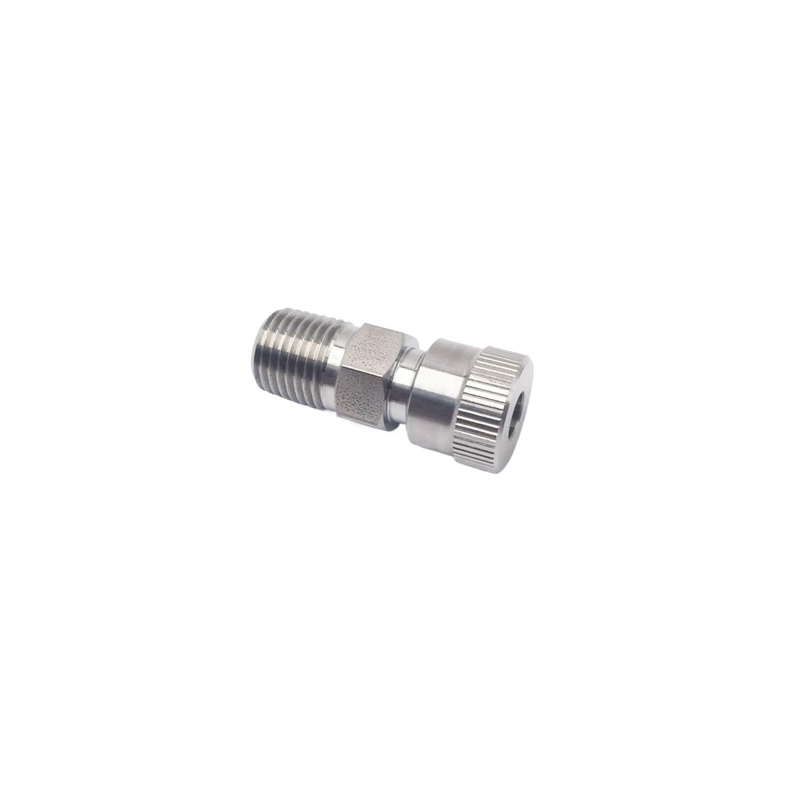 SS-4-UT-1-4, Accesorio de vacío Ultra-Torr de Acero Inoxidable, Conector Macho, Accesorio Ultra-Torr de 1/4 pulg. x NPT Macho de 1/4 pulg.