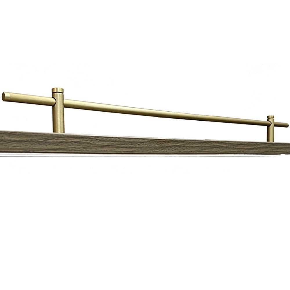 Svbvrfeew Bronze Gallery Rail Kits Wine Cabinet Tipping Rail Anti-Fall Fence Set Metal Shelf Guard Rail Decorative Guardrail For Floating Shelf Bookshelves(,14In/35.6Cm)