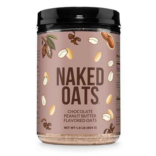 Naked Oats - Chocolate PB Overnight Oats, 20g Grass-Fed Protein,