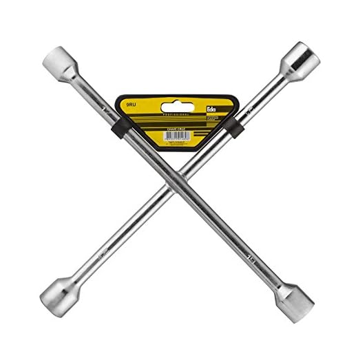 EDA Chave De Roda Cruz Com 4 Bocas 17 19 21 E 23 Mm Eda
