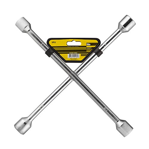 EDA Chave De Roda Cruz Com 4 Bocas 17 19 21 E 23 Mm Eda