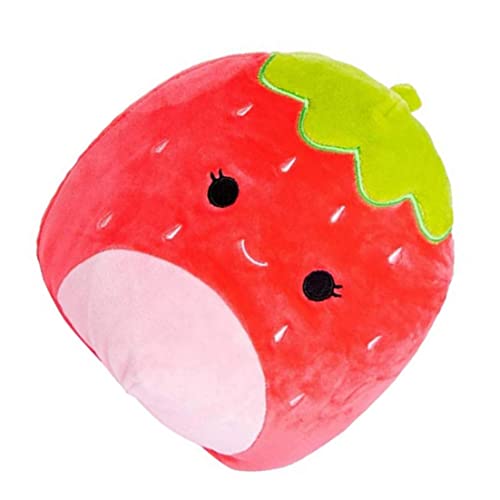 NiseWuds Toys en Peluche aux Fraises, Fraise en Peluche Caricature Fruit en Peluche de Jouet en Peluche Coussin étreint pour canapé-lit 20 cm Cover