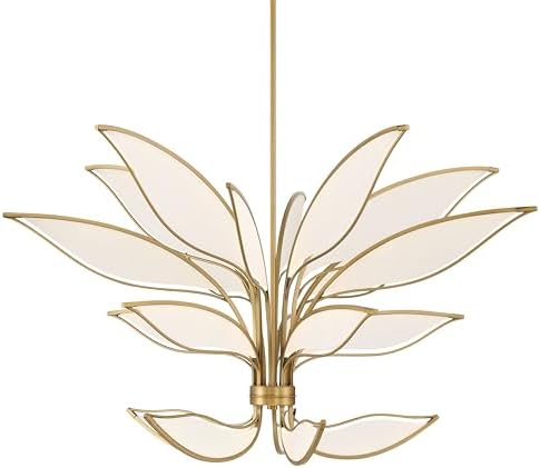 Minka Lavery 5656-732-L Papilio 46" Wide Abstract Chandelier - Legacy Brass with Acrylic