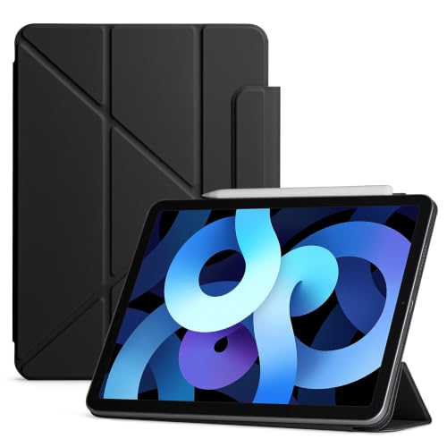 Image of DailyObjects Pleat Y-Fold Magnetic Case for iPad Pro 11-Inch (4th Gen, 2022 / 3rd Gen, 2021 / 2nd Gen, 2020) - Black
