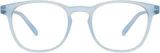 HUSTLR | Reading Glasses (+2.00) with Bluecut & Antiglare coating | As Seen On Shark Tank | Light Frames | Sky Blue Full R... Price In India