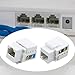 Antrader 10-Pack RJ45 Cat6 Keystone Jack Module Connector Adapter for Wall Plate Internet Network Ethernet LAN Cable