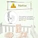 AGPTEK Baby Crib Mobile Bed Bell Holder Arm Bracket Wind-Up Music Box Holder Baby Bed Stent Set Nut Screw 28 Inch