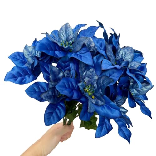 Aufmer Artificial Flowers for Christmas Decoration Christmas Flowers - image 6