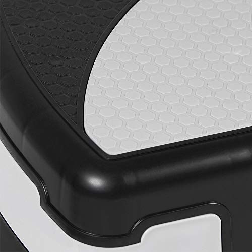 Best Choice Products 30in Height-Adjustable Aerobic Step Platform Exercise Stepper, 1 Piece w/ 3 Height Levels, Non-Slip Surface
