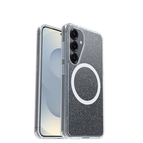 Image of OtterBox Samsung Galaxy S25 Symmetry Series Clear Magnet Case - Stardust Clear /Glitter