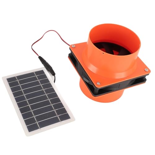 Sionhiuo Extractor solar,Ventilador de energía solar | Ventilador de techo solar de 50 W, silencioso, para invernadero - Ventilador exterior con energía solar para yates, vehículos recreativos,