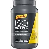 PowerBar Isoactive Lemon 1320 g - Bebida Deportiva Isotónica - 5 Electrolitos + C2MAX