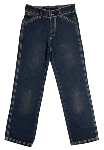 Harley-Davidson Big Boys' Bar & Shield Logo Denim Bootcut Jeans - Dark Blue