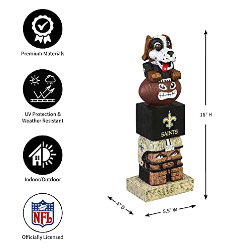 NFL New Orleans Saints Tiki Totem - Thumbnail 5