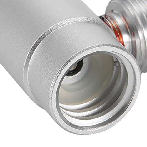 POCREATION Co2 Cylinder Adapter, Soda Maker Cartridge Adapter, Co2 Refill Adapter with Adjustable Valve Pin Compatible with Sodastream Tanks(with Meter-Silver)