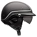 Bell Pit Boss Open-Face Motorcycle Helmet (Pinstripe Black/Grey, X-Large/XX-Large)