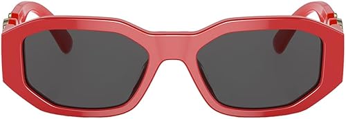 Miniatura 2 de Versace Niños VK 4429U 506587 Gafas de sol irregulares de plástico rojo lente gris