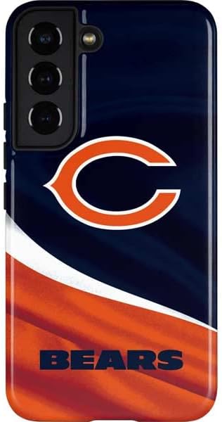 Skinit Pro Phone Case Compatible with Galaxy S22 - Officially Licensed NFL Chicago Bears - Alternate Distressed Design