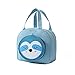 DSJTCH Cartoon Grande capacité Sacs à Lunch Sacs imperméables Oxford Tissu de Refroidisseur Thermique Sac à Main à glissière Sacs à Main Bento Pochette (Color : Blue, Size : 9 * 4.7 * 8 inch)