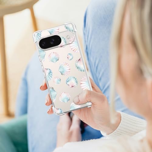 Coque Google Pixel 9 coquillages transparente design été mince - 7