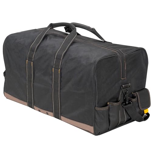 CLC Custom Leathercraft 1111 24 in. All Purpose Construction Gear Bag with 7 Outside Pockets