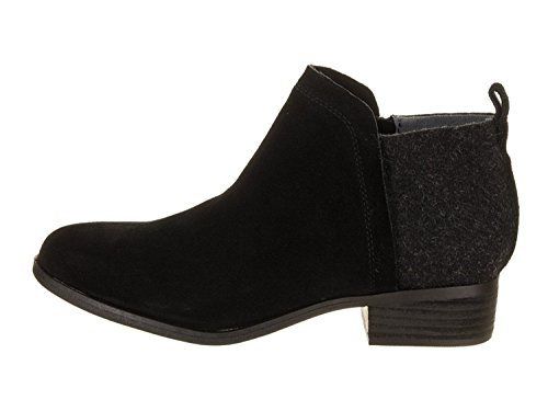 TOMS Women's Deia Wool Black Suede Boots 8.5