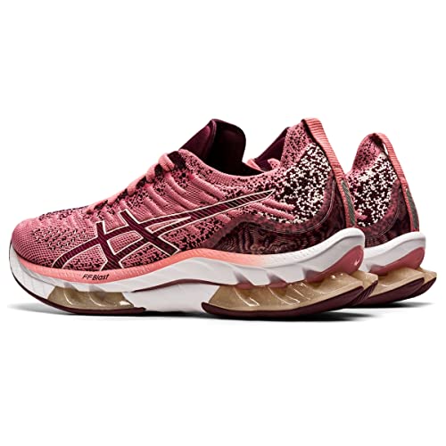 ASICS Women's Gel-Kinsei Blast Running Shoes, 9, Smokey Rose/DEEP Mars