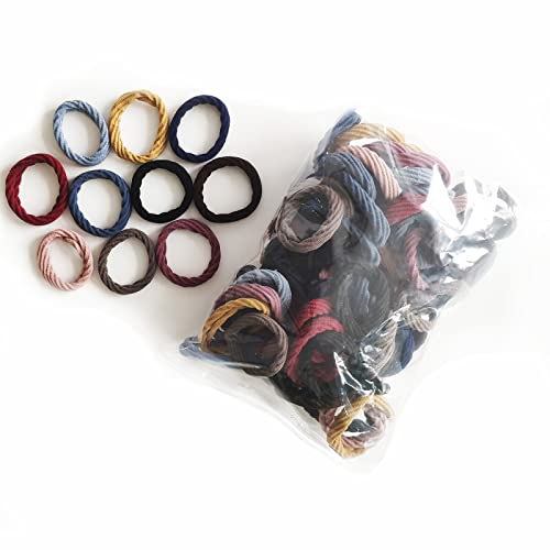100 Stück Elastische Haargummis, Elastische Zopfgummis Haargummi, Klein und Leicht, für Haarschmuck, Pferdeschwanz, Verkleiden Sich Mädchen Cover