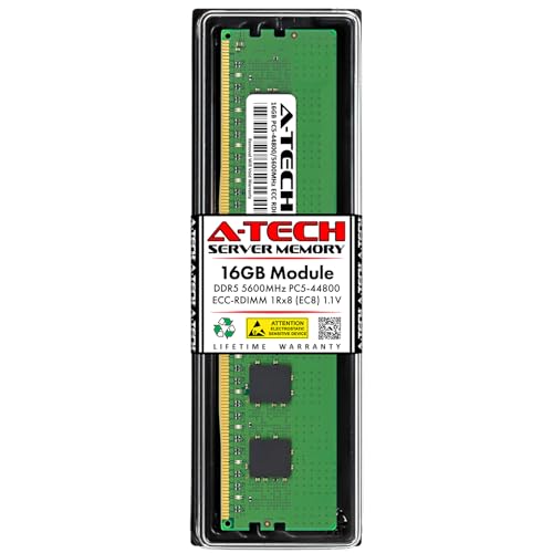 Amazon.co.jp: A-Tech 16GB DDR5 5600MHz PC5-44800 ECC RDIMM