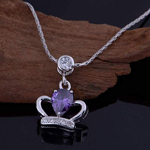 Naszyjnik 925 Sterling Silver Set Inkrustowany Kamień