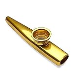 U-K Metal Kazoo Flauta Boca Instrumento Musical Armónica Percusión Niños Regalo Juguete Muy práctico Práctico y Atractivo