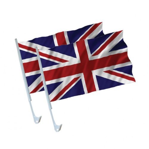 PMS Twin Pack Union Jack 38,1 x 25,4 cm Auto