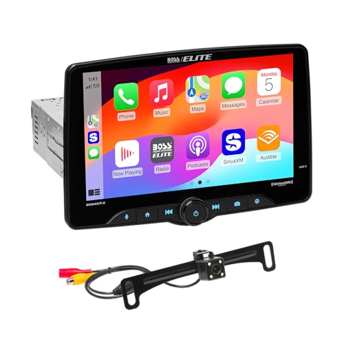 BOSS Audio Systems Elite Series BE9ACP.XC Car Stereo – CarPlay Android Auto, SiriusXM, 9 Inch Touchscreen, Bluetooth, No DVD Player, Backup Camera