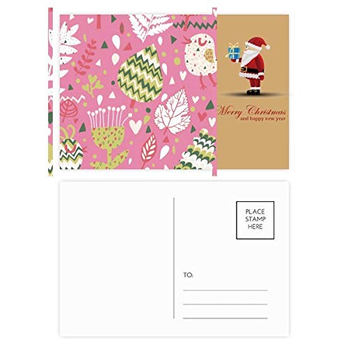 Cartes postales colorées avec motif de fleurs lot de 20 pour correspondance