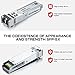 2 Pack 1.25G SFP SX Module, 1000BASE-SX, SFP to LC Multimode Fiber SFP Transceiver, for Cisco GLC-SX-MMD/SFP-GE-S, Meraki MA-SFP-1GB-SX, Fortinet, Ubiquiti UniFi UF-MM-1G/UACC-OM-MM-1G-D and More