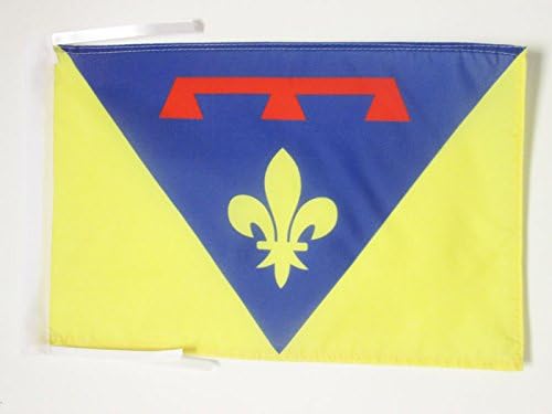 AZ FLAG, French Department of Var Flag, 18'' x 12'', 100% Polyester France Small Banner with Two Cords, Fade Resistant